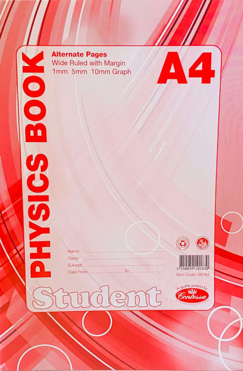 Picture of 1830 STUDENT PHYSICS BOOK ALTERNATE PAGES 1MM/5MM/10MM